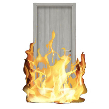 90 minutes mdf veneer door fire rated wooden fireproof door